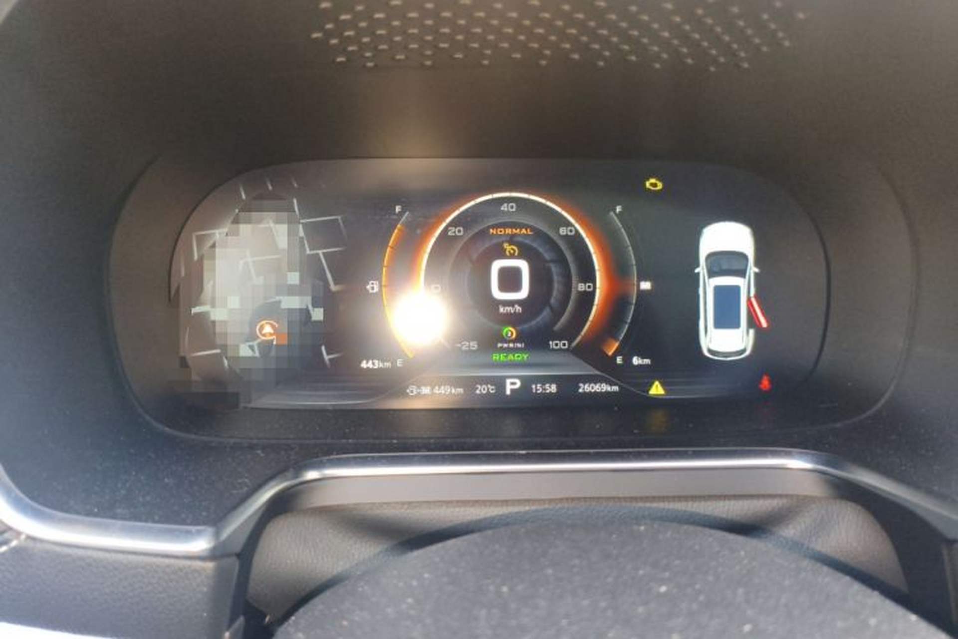 Used Roewe RX5 New Energy 2017 eRX5 50T Hybrid Connected Prestige Flagship Edition Instrument Cluster