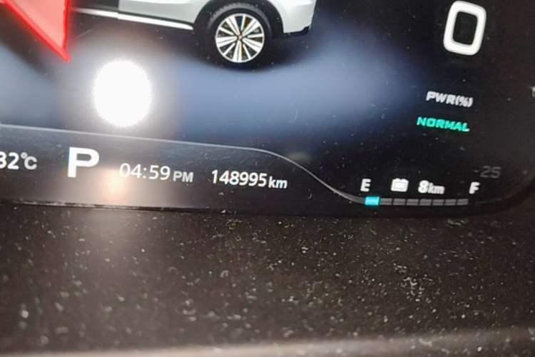 Used Roewe RX5 New Energy 2017 eRX5 50T Hybrid Connected Prestige Flagship Edition Odometer Close Up