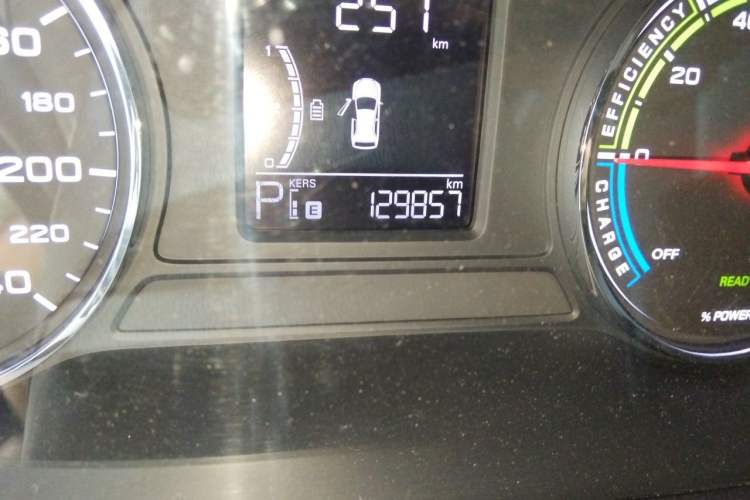 Used Roewe RX5 New Energy 2017 ERX5 EV400 Electric Internet Luxury Edition Odometer Close Up