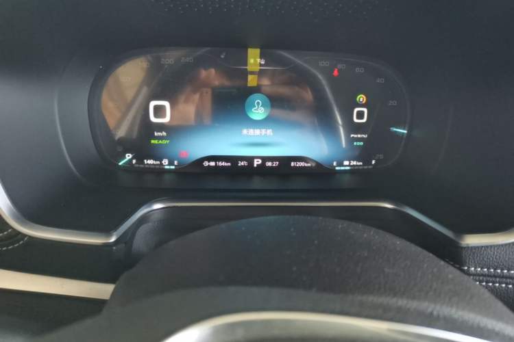 Used Roewe RX5 New Energy 2017 eRX5 50T Hybrid Connected Prestige Flagship Edition Odometer Close Up