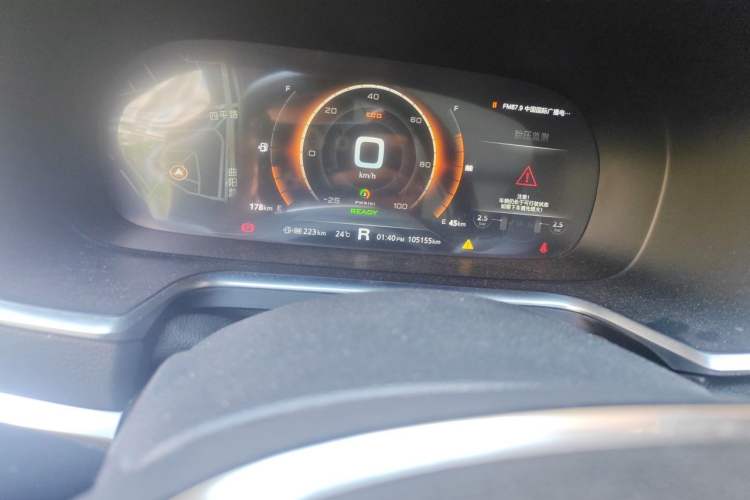 Used Roewe RX5 New Energy 2017 eRX5 50T Hybrid Connected Prestige Flagship Edition Odometer Close Up