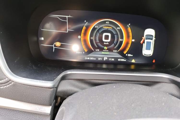 Used Roewe RX5 New Energy 2017 eRX5 50T Hybrid Connected Prestige Flagship Edition Odometer Close Up