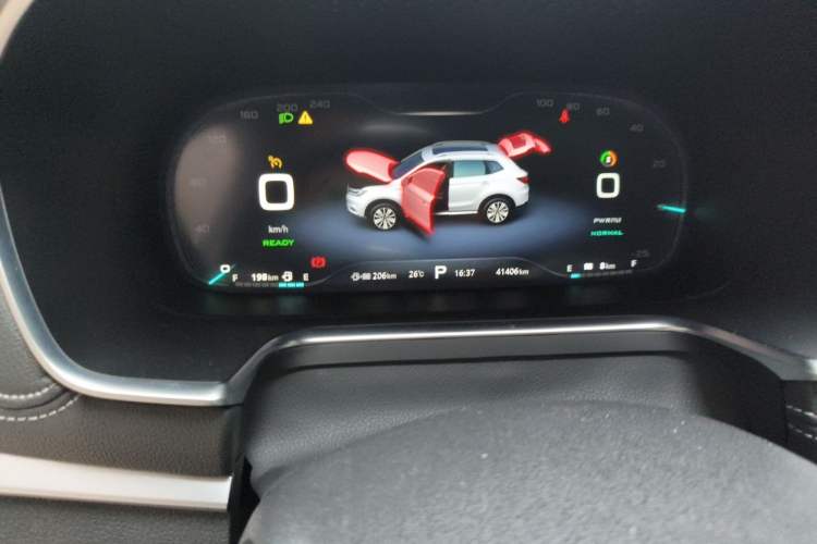 Used Roewe RX5 New Energy 2017 eRX5 50T Hybrid Connected Prestige Flagship Edition Odometer Close Up