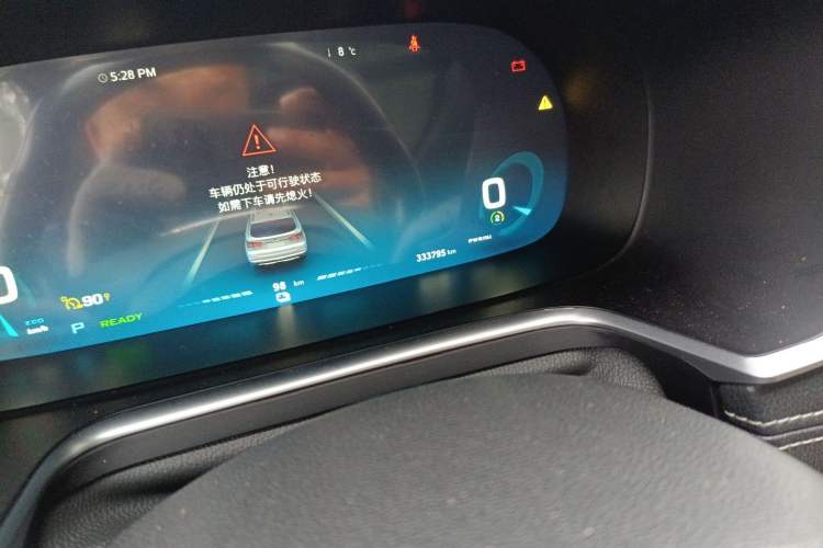 Used Roewe RX5 New Energy 2017 ERX5 EV400 Electric Internet Supreme Edition Odometer Close Up