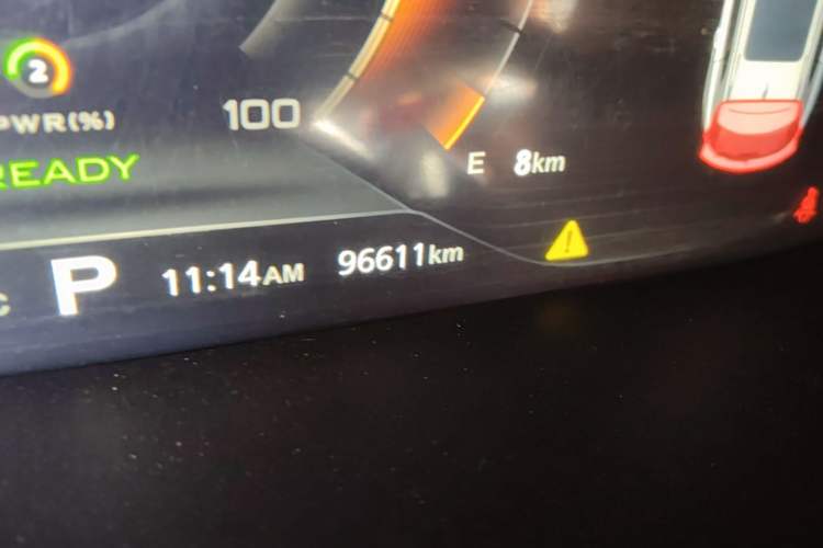 Used Roewe RX5 New Energy 2017 eRX5 50T Hybrid Connected Prestige Flagship Edition Odometer Close Up
