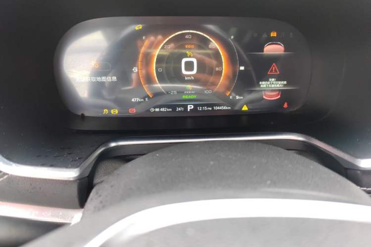 Used Roewe RX5 New Energy 2017 eRX5 50T Hybrid Connected Prestige Flagship Edition Odometer Close Up