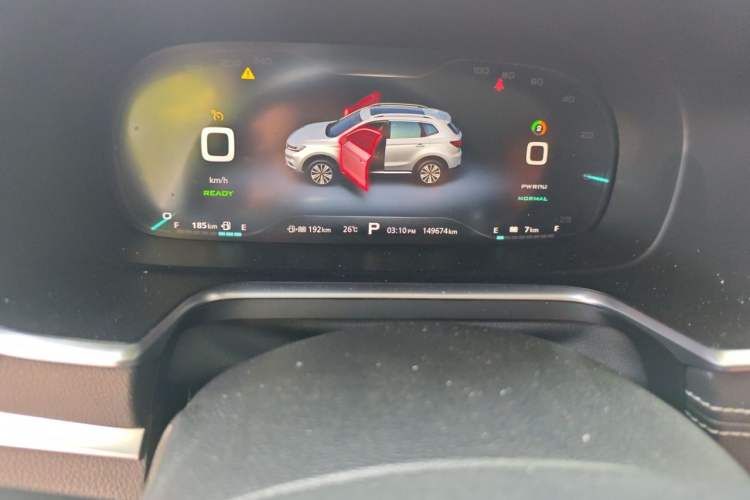 Used Roewe RX5 New Energy 2017 eRX5 50T Hybrid Connected Prestige Flagship Edition Odometer Close Up