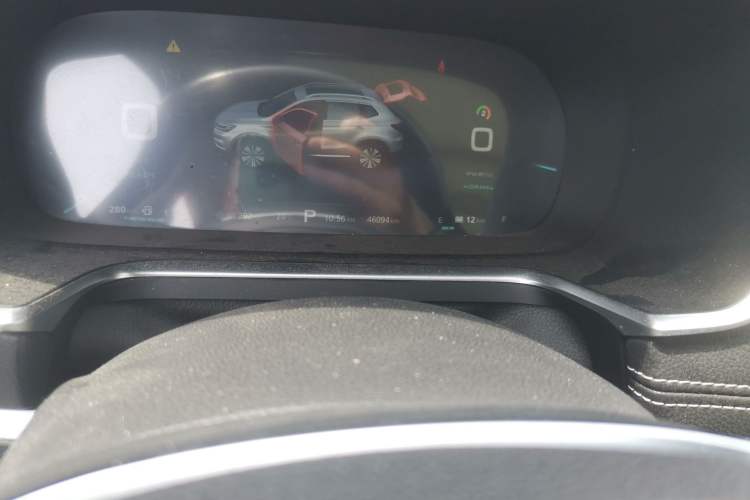 Used Roewe RX5 New Energy 2017 eRX5 50T Hybrid Connected Prestige Flagship Edition Odometer Close Up