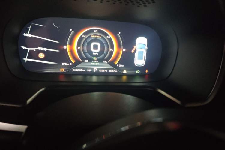 Used Roewe RX5 New Energy 2017 eRX5 50T Hybrid Connected Prestige Flagship Edition Odometer Close Up