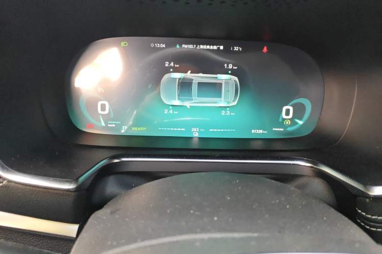 Used Roewe RX5 New Energy 2017 ERX5 EV400 Electric Internet Supreme Edition Odometer Close Up