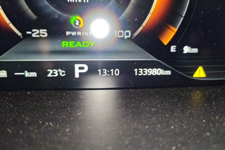 Used Roewe RX5 New Energy 2017 eRX5 50T Hybrid Connected Prestige Flagship Edition Odometer Close Up