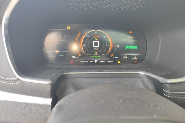 Used Roewe RX5 New Energy 2019 eRX5 50T Internet Superior Smart Edition Odometer Close Up