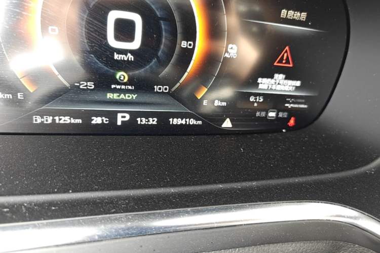 Used Roewe RX5 New Energy 2019 eRX5 50T Internet-Enhanced Flagship Edition Odometer Close Up