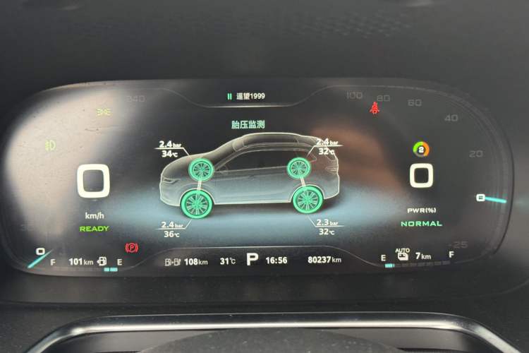 Used Roewe RX5 New Energy 2019 eRX5 50T Internet-Enhanced Flagship Edition Odometer Close Up