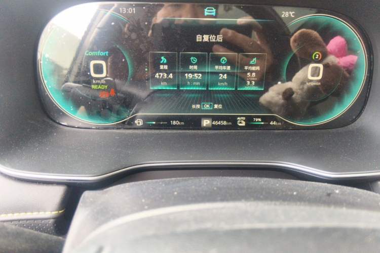 Used Roewe RX5 New Energy 2021 ePLUS National Trend Ronglin Luxury Edition Odometer Close Up