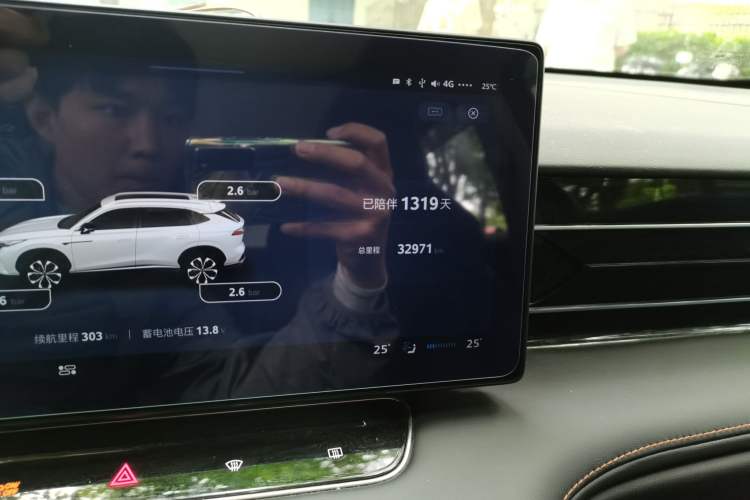 Used Roewe RX5 New Energy 2023 eRX5 Super Hybrid Prestige Edition Odometer Close Up