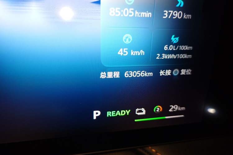 Used Roewe RX5 New Energy 2023 eRX5 Super Hybrid Premium Edition Odometer Close Up