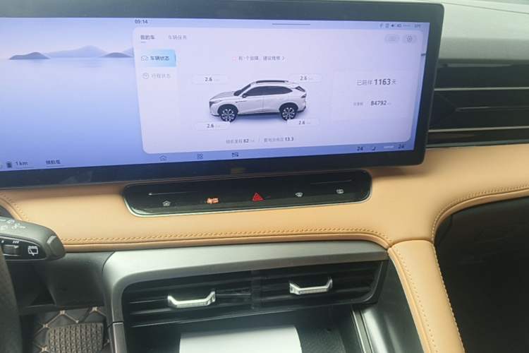 Used Roewe RX5 New Energy 2023 eRX5 Super Hybrid Prestige Edition Audio And AC Panel