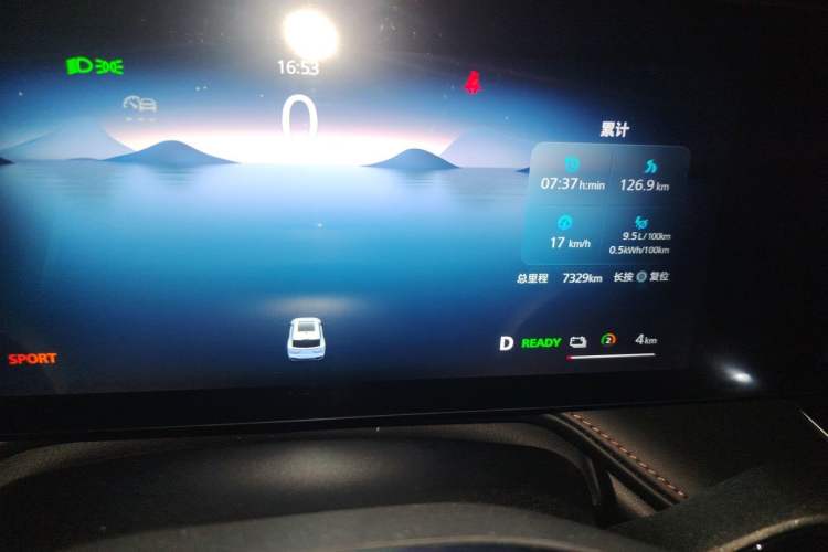 Used Roewe RX5 New Energy 2023 eRX5 Super Hybrid Premium Edition Odometer Close Up