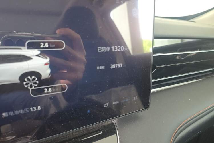 Used Roewe RX5 New Energy 2023 eRX5 Super Hybrid Prestige Edition Odometer Close Up