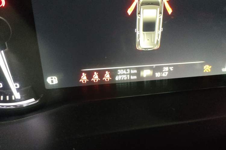 Used Roewe RX8 2018 30T Smart Connectivity Two-Wheel Drive Supreme Edition Odometer Close Up