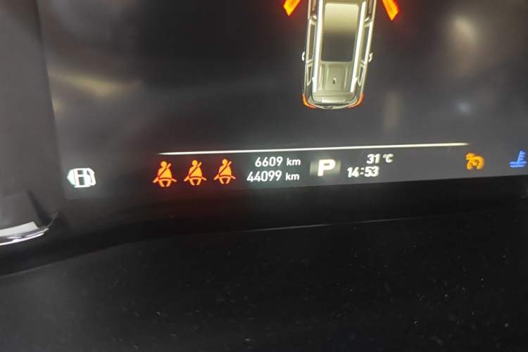 Used Roewe RX8 2018 30T Smart Connectivity Two-Wheel Drive Flagship Edition Odometer Close Up
