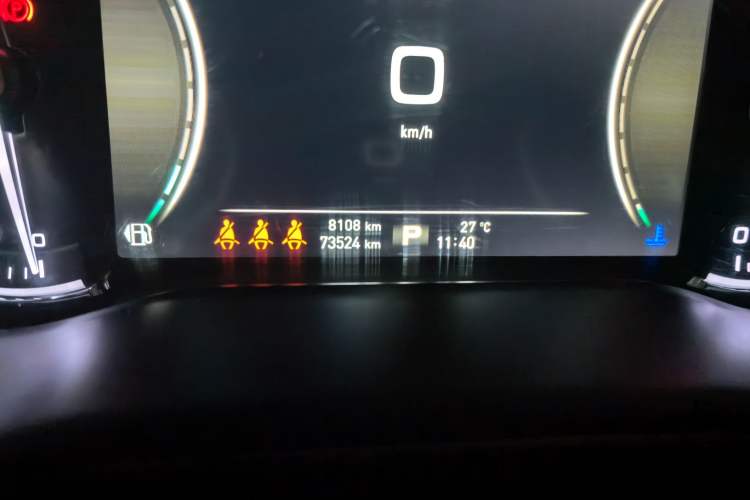 Used Roewe RX8 2018 30T Smart Connectivity Two-Wheel Drive Supreme Edition Odometer Close Up