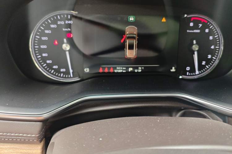 Used Roewe RX8 2018 30T Smart Connectivity Two-Wheel Drive Flagship Edition Odometer Close Up