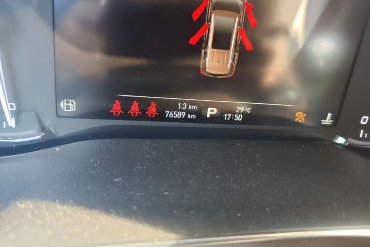 Used Roewe RX8 2018 30T Smart Connectivity Two-Wheel Drive Supreme Edition Odometer Close Up
