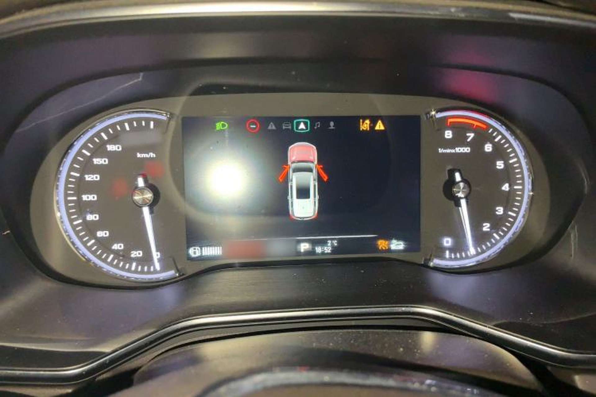 Used Roewe RX8 2018 30T Smart Connectivity All-Wheel Drive Supreme Edition Instrument Cluster