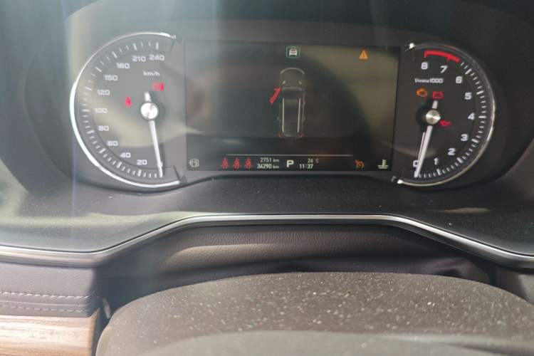 Used Roewe RX8 2019 30T Smart Connectivity Two-Wheel Drive Supreme Flagship Edition Odometer Close Up