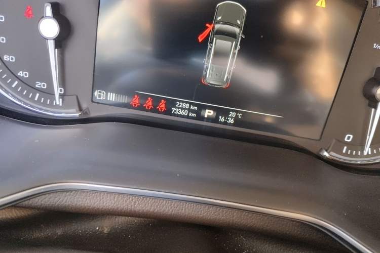 Used Roewe RX8 2019 30T Smart Connectivity Two-Wheel Drive Supreme Flagship Edition Odometer Close Up