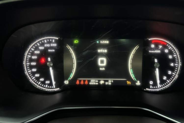 Used Roewe RX8 2019 30T Smart Connectivity Two-Wheel Drive Supreme Flagship Edition Odometer Close Up