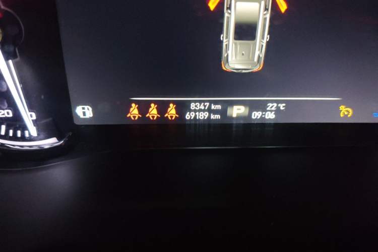 Used Roewe RX8 2019 30T Smart Connectivity Two-Wheel Drive Supreme Flagship Edition Odometer Close Up
