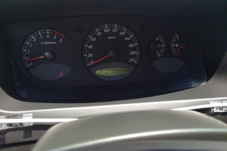 Used Roewe W5 2013 1.8T 4WD Automatic High-End Model Odometer Close Up