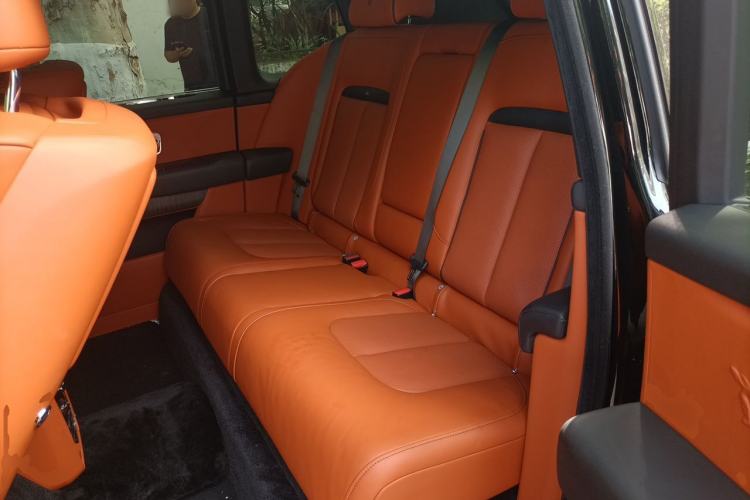Used Rolls-Royce Cullinan 2020 Black Badge model Left Rear Seat