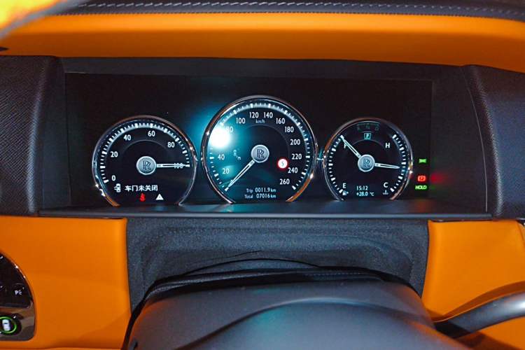 Used Rolls-Royce Cullinan 2024 Four-Seat Version Instrument Cluster