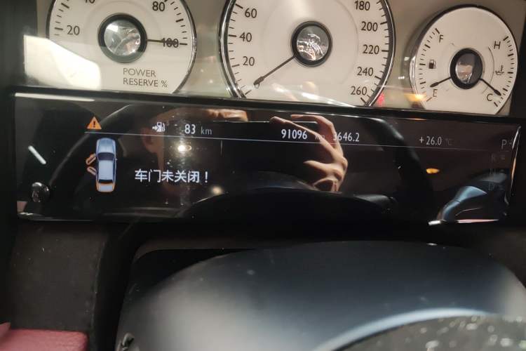 Used Rolls-Royce Ghost 2010 6.6T Standard Edition Odometer Close Up