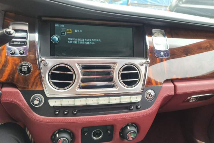 Used Rolls-Royce Ghost 2012 6.6T Extended Version Audio And AC Panel