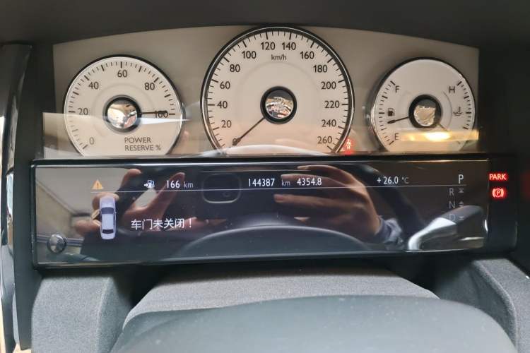 Used Rolls-Royce Ghost 2013 6.6T Art Deco Collection Edition Odometer Close Up