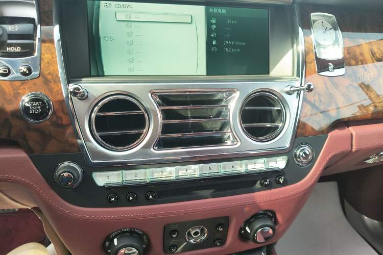 Used Rolls-Royce Ghost 2014 6.6T Extended Version Audio And AC Panel