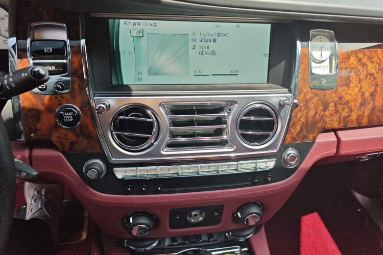 Used Rolls-Royce Ghost 2014 6.6T Standard Edition Audio And AC Panel