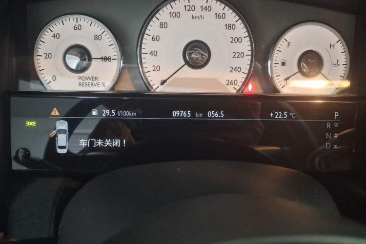 Used Rolls-Royce Ghost 2014 6.6T Extended Version Odometer Close Up