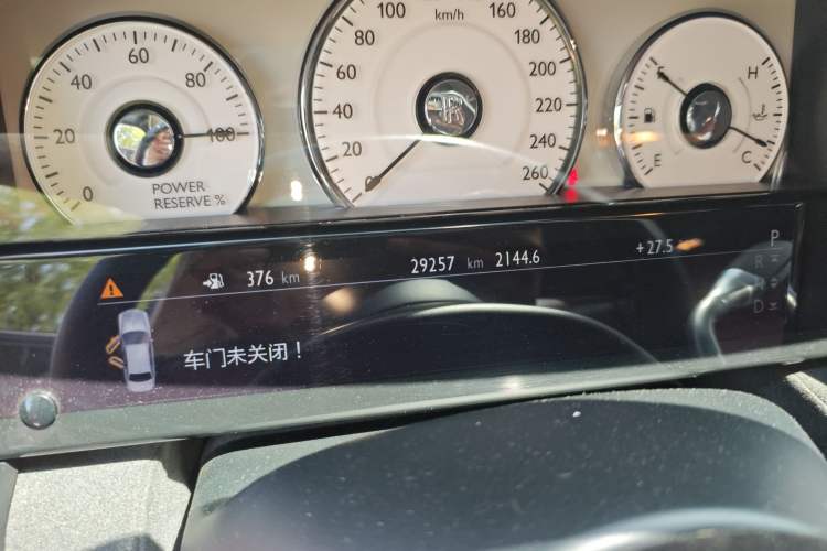 Used Rolls-Royce Ghost 2014 6.6T Standard Edition Odometer Close Up