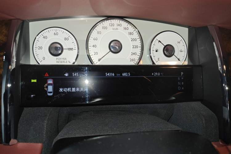 Used Rolls-Royce Ghost 2015 Series II Extended Version Odometer Close Up