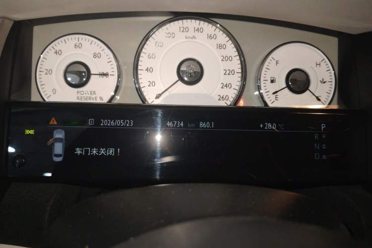 Used Rolls-Royce Ghost 2018 6.6T Long Wheelbase Version Odometer Close Up