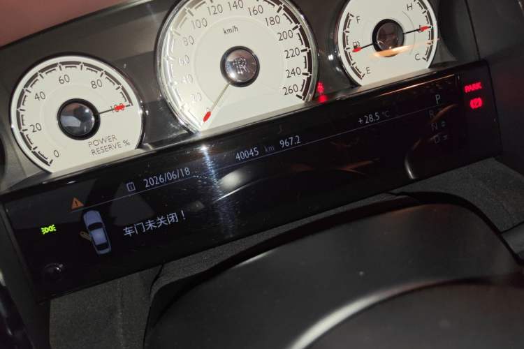 Used Rolls-Royce Wraith 2017 6.6T Black Badge Edition Odometer Close Up