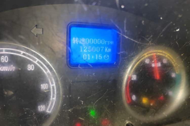 Used Ruichi EC35 2017 Standard Model Odometer Close Up