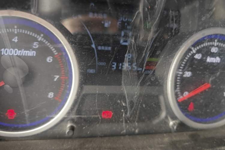 Used Ruichi EC35 2021 EC35 II Custom Edition 31.25 kWh Odometer Close Up