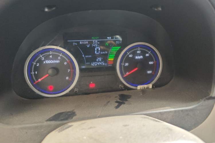 Used Ruichi EC35 2021 EC35 II Standard Edition 38.64 kWh Odometer Close Up